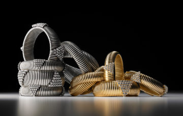 Bracelet spread, jewelry photography by Rich Begany