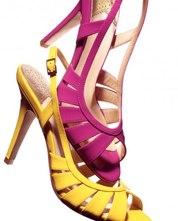 CH Pink Yellow Heels, accessories photography by Rich Begany