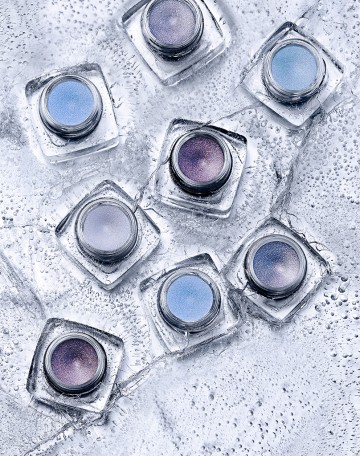 Icy Metallics, cosmetics photography by Rich Begany