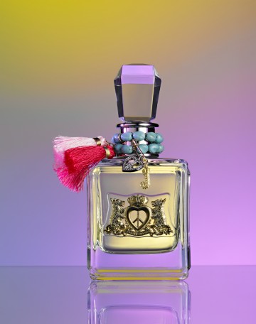 Juicy Couture, fragrance & skincare products photography by Rich Begany