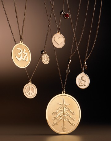 Medallion Necklaces, accessories photography by Rich Begany