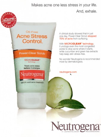 Neutrogena Cucumber, tearsheets, photography by Rich Begany