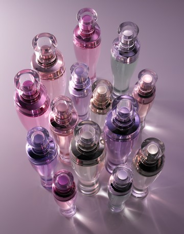 VS BottleTops, fragrance & skincare products photography by Rich Begany