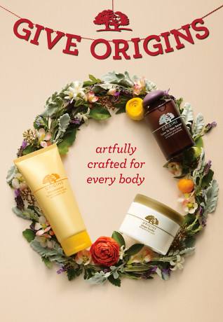 Origins Multi-Seasonal Wreath- skincare photography by Rich Begany