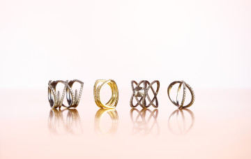 Eva Fehren Rings jewelry photography by Rich Begany