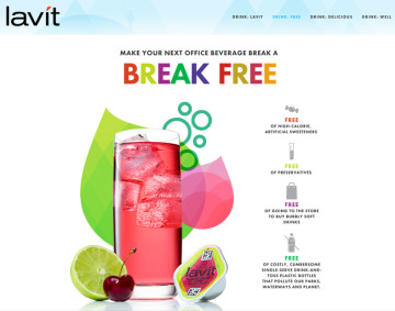 Lavit- Break Free, beverage photography by Rich Begany