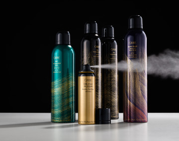 Oribe Sprays Group, cosmetic photography by Rich Begany