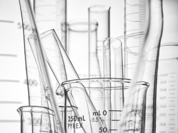 Chemistry Glass Detail 064, still life photography by Rich Begany