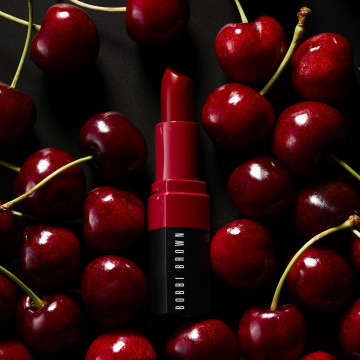 Bobbi Brown Crushed Lip Color Cherry, cosmetic photography by Rich Begany