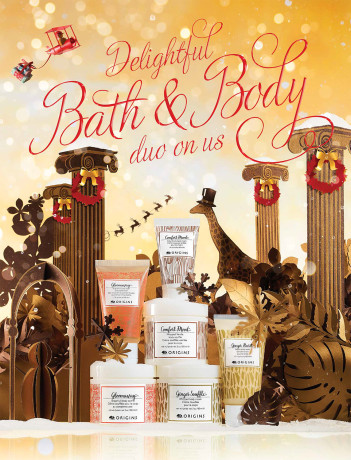 Origins Holiday 2016 Bath and Body, brand photography by Rich Begany