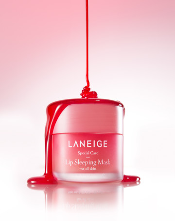 Laneige Lip Sleeping Mask Honey, skincare product photography by Rich Begany