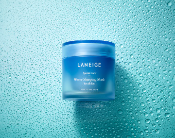 Laneige Water Sleeping Mask, skincare product photography by Rich Begany